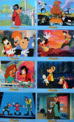 A Goofy Movie 1994 lobby card set Goofy