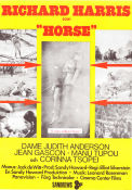 A Man Called Horse 1970 movie poster Richard Harris Judith Anderson Jean Gascon Elliot Silverstein