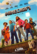 A Minecraft Movie 2025 movie poster Jason Momoa Jack Black Sebastian Hansen Jared Hess