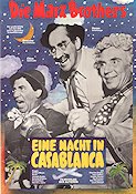 A Night in Casablanca 1946 movie poster The Marx Brothers Bröderna Marx