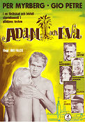 Adam och Eva 1963 movie poster Per Myrberg Gio Petré Margaretha Krook Stig Grybe Åke Grönberg Per Oscarsson Olof Thunberg Åke Falck