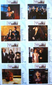 Addams Family Values 1993 lobby card set Anjelica Huston Raul Julia Christopher Lloyd Barry Sonnenfeld Kids