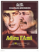 Adieu l´ami 1968 movie poster Alain Delon Charles Bronson Jean Herman