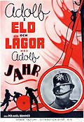 Adolf i eld och lågor 1939 movie poster Adolf Jahr Fire