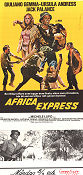 Africa Express 1975 movie poster Giuliano Gemma Ursula Andress Jack Palance Michele Lupo Find more: Africa