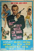 From Russia with Love 1963 movie poster Sean Connery Daniela Bianchi Terence Young Russia Guns weapons Ladies