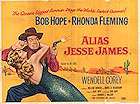 Alias Jesse James 1959 movie poster Bob Hope Rhonda Fleming