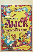 Alice in Wonderland 1950 poster 