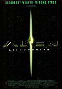 Alien Resurrection 1997 movie poster Sigourney Weaver Winona Ryder Jean-Pierre Jeunet