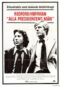 All the Presidents Men 1976 poster Robert Redford Alan J Pakula