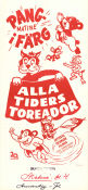 Alla tiders toreador 1950 movie poster Mighty Mouse Stålmusen Paul Terry Animation