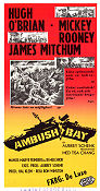 Ambush Bay 1966 movie poster Hugh O´Brian Mickey Rooney James Mitchum Ron Winston