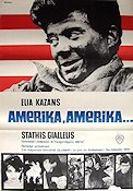 America America 1965 movie poster Stathis Giallelis Elia Kazan Find more: Greece