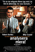 Analyze This 1999 movie poster Robert De Niro Billy Crystal Harold Ramis Mafia Medicine and hospital