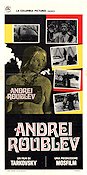 Andrey Rublev 1966 poster Anatoliy Solonitsyn Andrei Tarkovsky