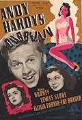 Andy Hardy´s Double Life 1942 movie poster Mickey Rooney Cecilia Parker Lewis Stone George B Seitz