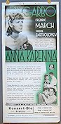 Anna Karenina 1936 movie poster Greta Garbo Fredric March