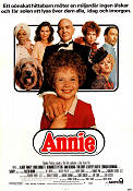 Annie 1982 movie poster Albert Finney Carol Burnett Aileen Quinn John Huston Musicals Dogs