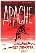 Apache 1954 poster Burt Lancaster Robert Aldrich