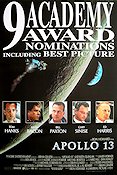 Apollo 13 1995 movie poster Tom Hanks Bill Paxton Kevin Bacon Ron Howard Spaceships