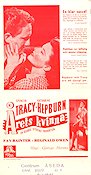 Woman of the Year 1942 movie poster Spencer Tracy Katharine Hepburn