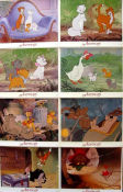 Aristocats 1970 large lobby cards Wolfgang Reitherman