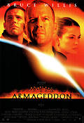 Armageddon 1998 movie poster Bruce Willis Billy Bob Thornton Ben Affleck Liv Tyler Michael Bay Find more: Jerry Bruckheimer