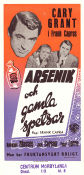 Arsenic and Old Lace 1943 poster Cary Grant Frank Capra