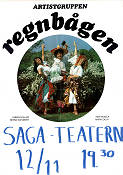 Artistgruppen Regnbågen 1980 poster Urban Collsiö