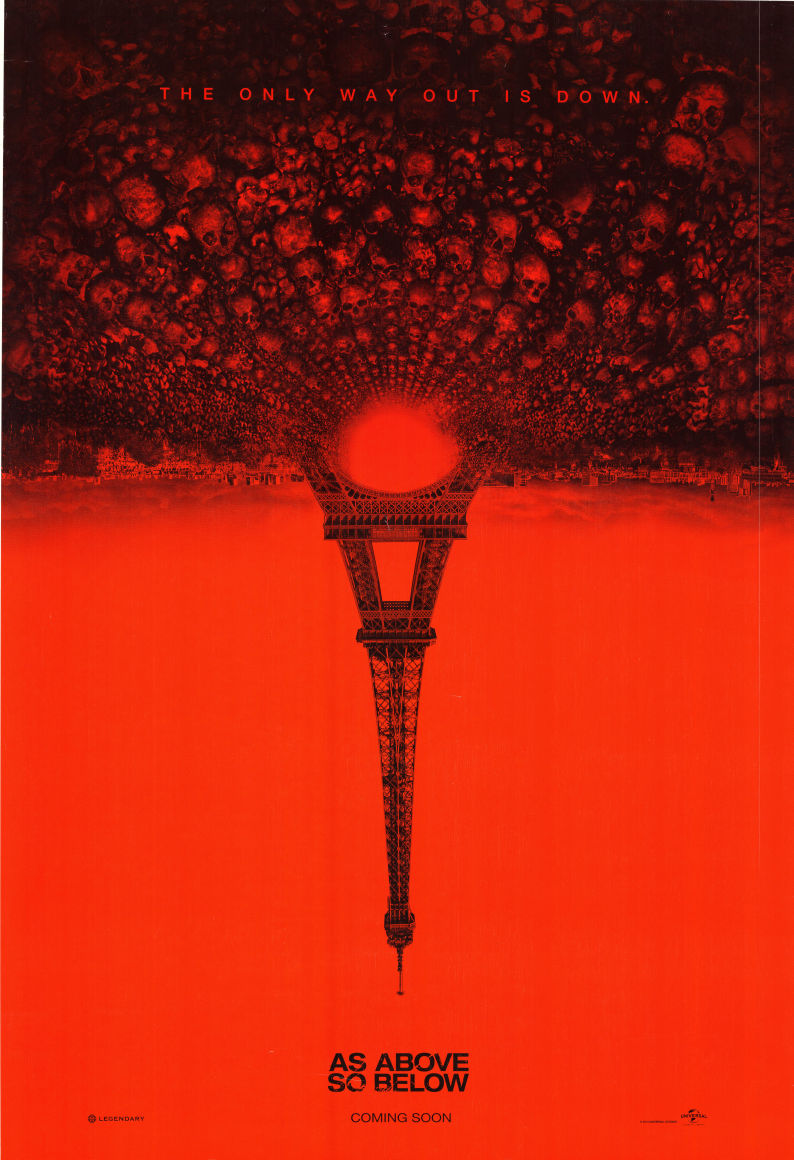 As Above So Below 2014 movie poster Perdita Weeks Ben Feldman Edwin Hodge John Erick Dowdle