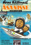 Åsa-Nisse i rekordform 1969 movie poster Arne Källerud Akke Carlsson Gösta Krantz Trio me Bumba Ragnar Frisk Find more: Åsa-Nisse Ships and navy Poster artwork: Walter Bjorne