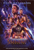 Avengers Endgame 2019 movie poster Robert Downey Jr Chris Evans Mark Ruffalo Anthony Russo Find more: Marvel