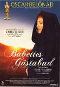 Babettes gästabud 1987 movie poster Stéphane Audran Bodil Kjer Birgitte Federspiel Bibi Andersson Gabriel Axel Writer: Karen Blixen Denmark