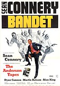 The Anderson Tapes 1971 movie poster Sean Connery Dyan Cannon Martin Balsam Sidney Lumet