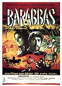 Barabbas 1962 movie poster Anthony Quinn Silvana Mangano Writer: Pär Lagerkvist