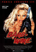 Barb Wire 1996 movie poster Pamela Anderson Lee Temuera Morrison David Hogan Guns weapons Ladies From comics