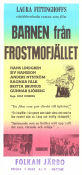 Barnen från Frostmofjället 1945 movie poster Hans Lindgren Siv Hansson Anders Nyström Rolf Husberg Writer: Laura Fitinghoff Mountains Kids