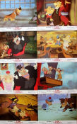 Basil the Great Mouse Detective 1986 lobby card set 
