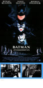 Batman Returns 1992 movie poster Michael Keaton Michelle Pfeiffer Danny de Vito Tim Burton Find more: Batman Find more: DC Comics From comics