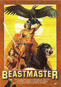 The Beastmaster 1982 movie poster Marc Singer Tanya Roberts Rip Torn Don Coscarelli