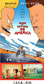 Beavis and Butt-Head do America 1996 movie poster Bruce Willis Mike Judge Production: MTV Animation Motorcycles From TV