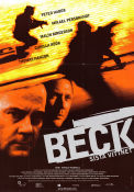 Beck sista vittnet 2002 movie poster Peter Haber Mikael Persbrandt Gunilla Röör Harald Hamrell Police and thieves From TV