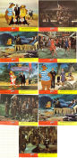Bedknobs and Broomsticks 1971 lobby card set Angela Lansbury David Tomlinson Roddy McDowall Ward Kimball Musicals Animation