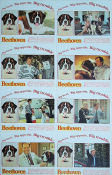 Beethoven 1992 large lobby cards Charles Grodin Brian Levant