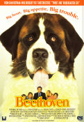 Beethoven 1992 poster Charles Grodin Bonnie Hunt Dean Jones Brian Levant Dogs