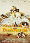 Beethoven´s 2nd 1993 movie poster Charles Grodin Bonnie Hunt Nicholle Tom Rod Daniel Dogs