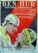 Ben Hur 1925 movie poster Ramon Navarro Fred Niblo