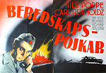 Beredskapspojkar 1940 movie poster Nils Poppe Carl Reinholdz Sven-Olof Sandberg Vera Valdor Sigurd Wallén Eric Rohman art