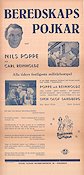 Beredskapspojkar 1941 poster Nils Poppe