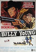 Young Billy Young 1969 movie poster Robert Mitchum Angie Dickinson Robert Walker Jr Burt Kennedy